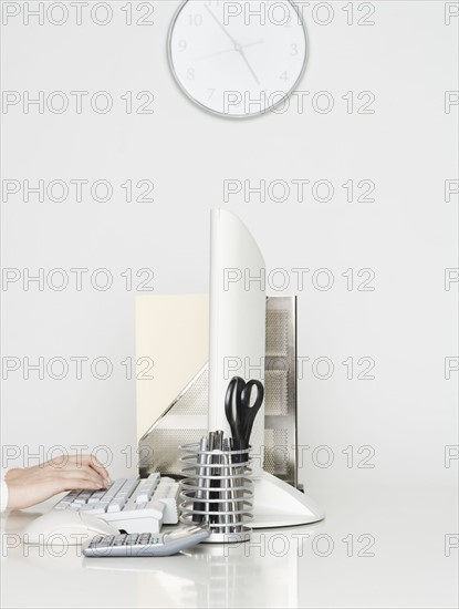 Woman working in office.