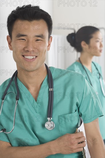 Portrait of a male doctor.