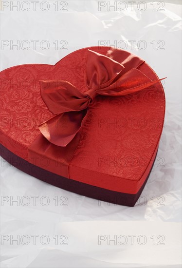 Heart shaped box of chocolates.
