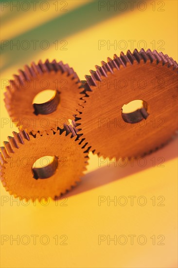 Close up of cog wheels.