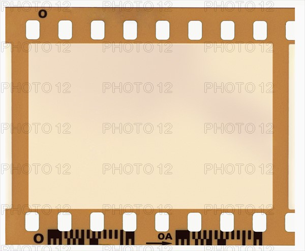 One blank frame of film.