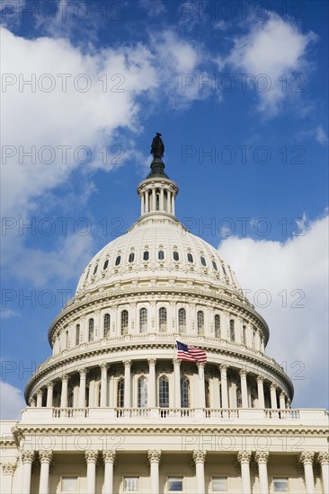 Dome on Capitol Building Washington DC USA.