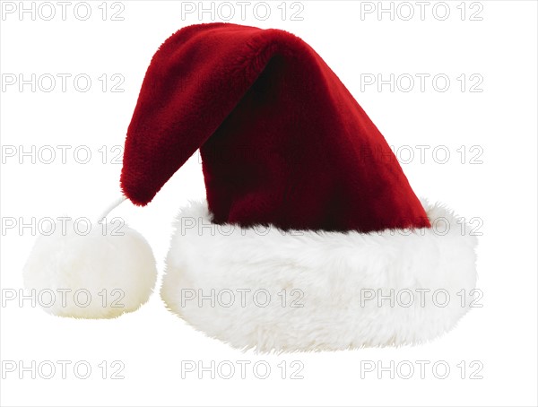 Studio shot of Santa Claus hat.