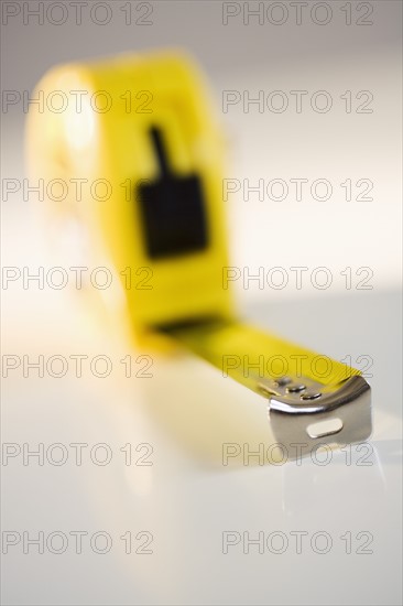 Close up of tape measure.
