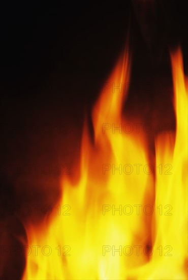 Closeup of fire.