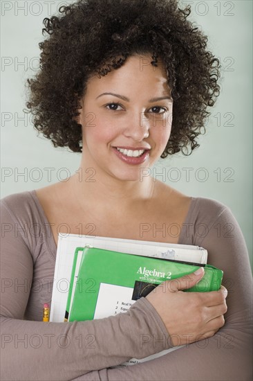 Portrait of female college student.