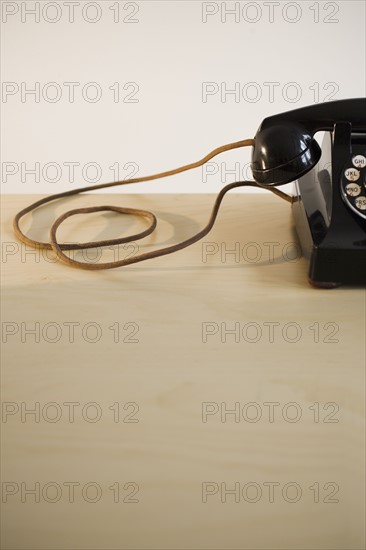 Studio shot of rotary phone.