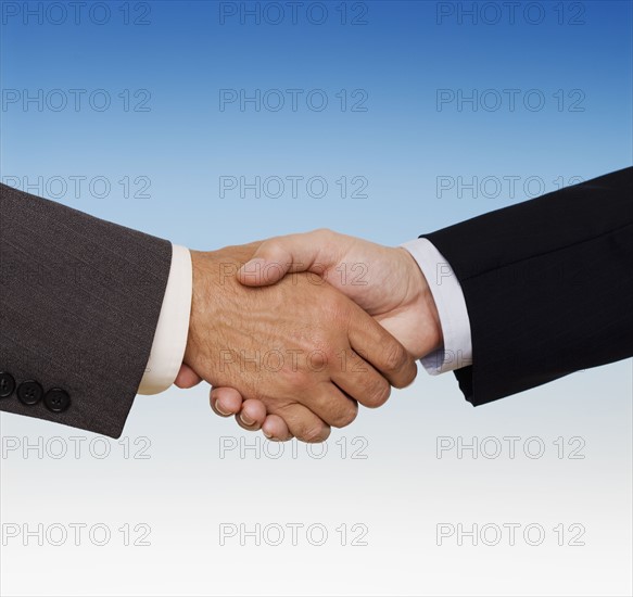 Businessmen shaking hands.