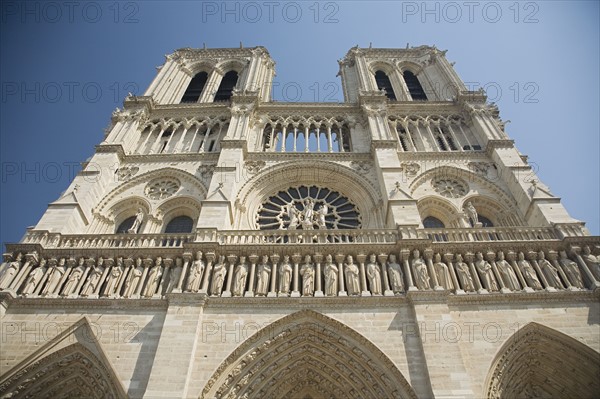 Notre-Dame de Paris
Low angle view of cathedral.