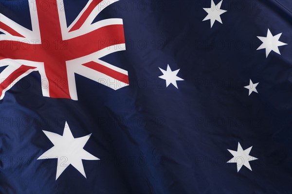 Close up of Australian flag.