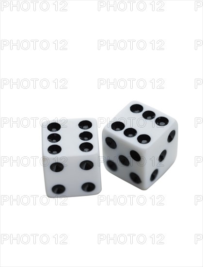 Close up of dice.