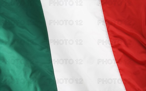 Close up of Italian flag.