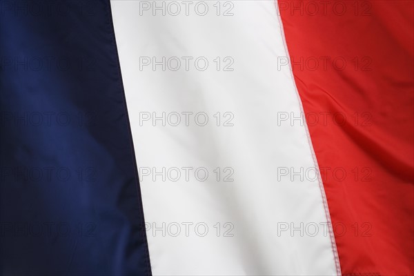 Close up of French flag.