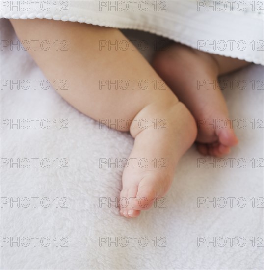 Close up of baby’s feet.