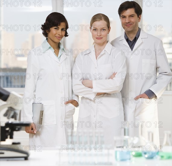 Group of scientists in laboratory.