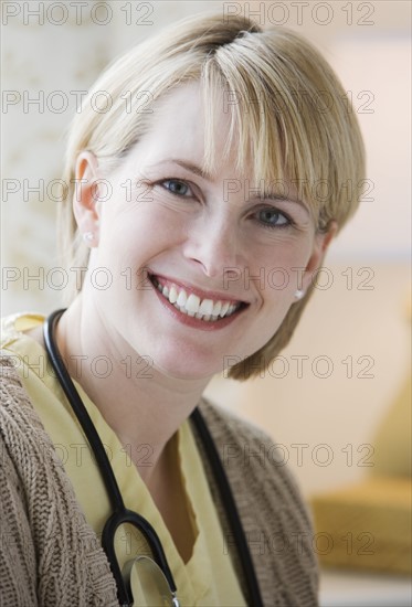 Close up of female nurse.