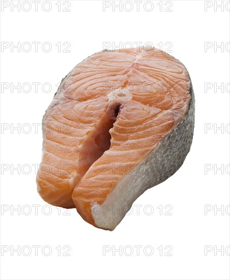 Close up of salmon fillet.