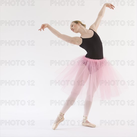 Female ballet dancer dancing.