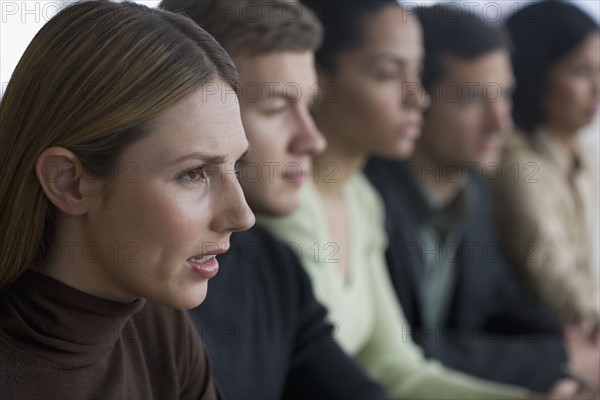 Group of businesspeople at meeting.