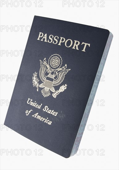 Close up of United States passport.
