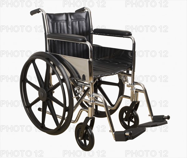 Empty wheelchair.