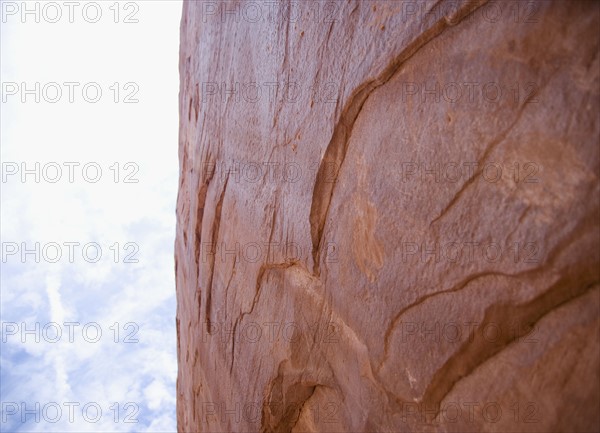 Red Rock in Arches National Park Moab Utah USA. Date : 2006