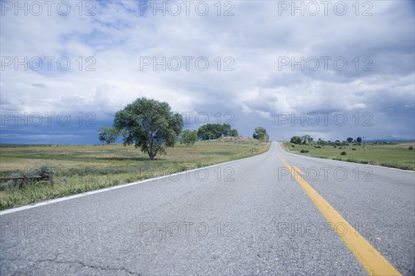 Open road on Route 62 Colorado USA. Date : 2006