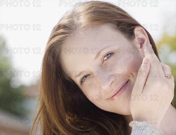 Close up of woman smiling. Date : 2006