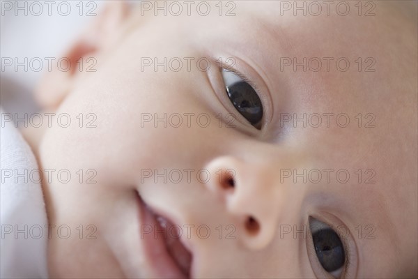 Close up of baby. Date : 2007