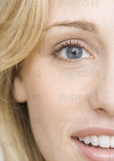 Close up of woman’s face. Date : 2007