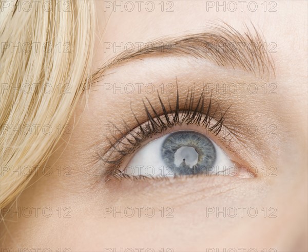 Extreme close up of woman’s eye. Date : 2007