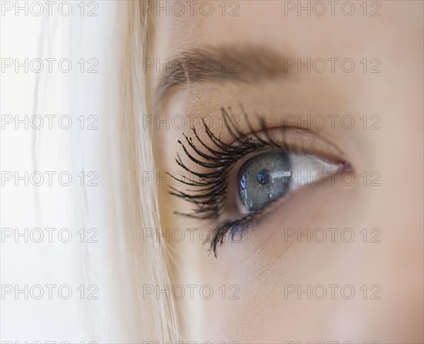 Extreme close up of woman’s eye. Date : 2007