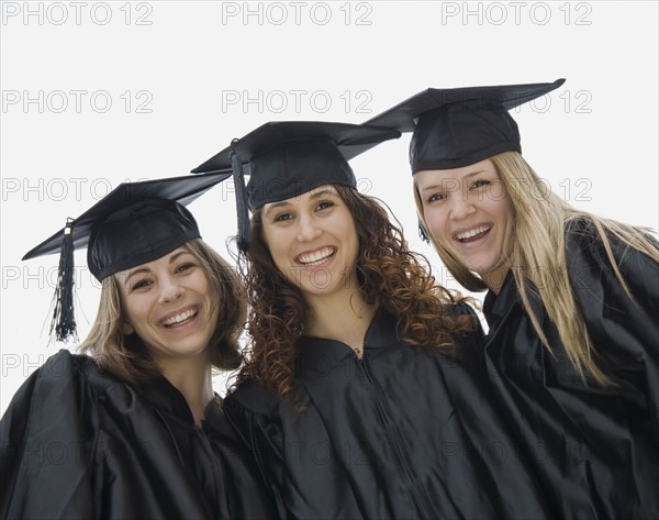 Portrait of teenage girl on graduation day. Date : 2007