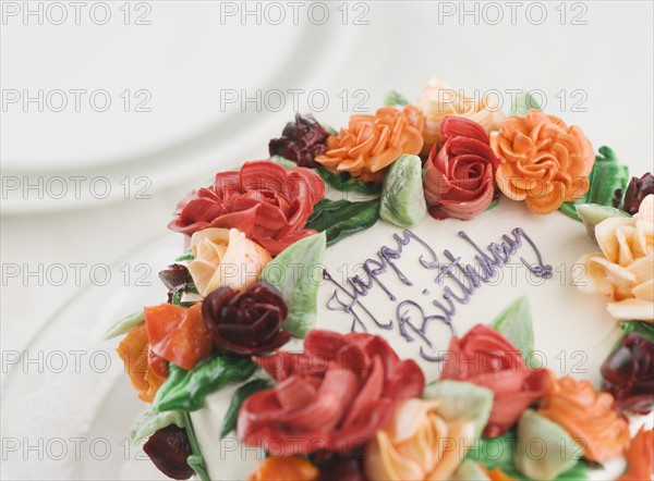 A colorful birthday cake. Date : 2006