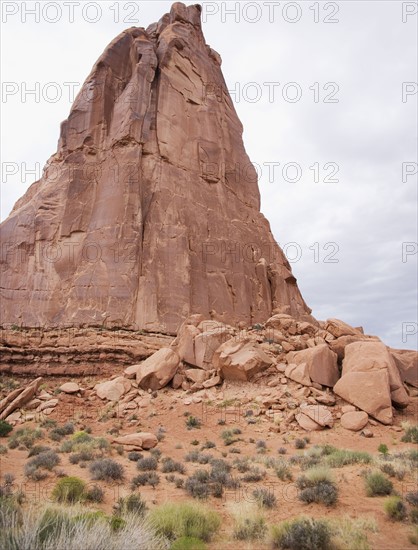 Red Rock at Arches National Park Moab Utah. Date : 2006