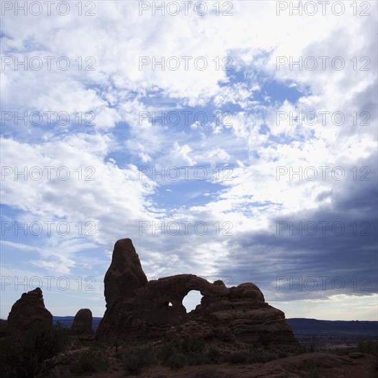 Turret Arch Arches National Park Moab Utah USA. Date : 2006