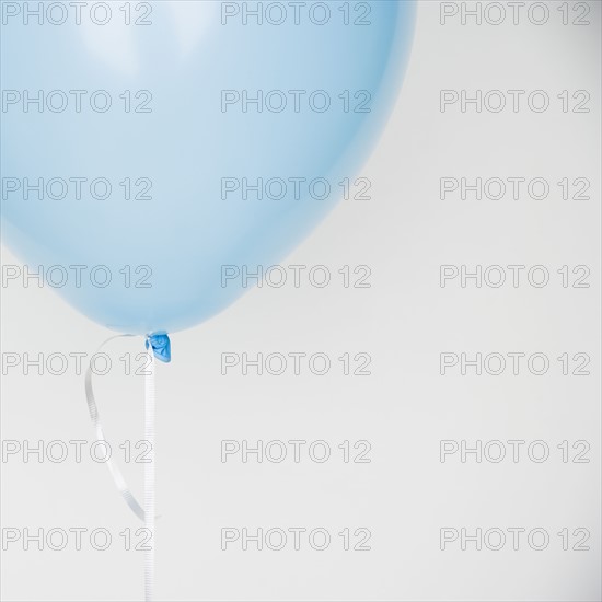 Still life of a blue balloon. Date : 2006