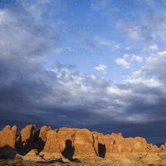 Garden of Eden Arches National Park Moab Utah USA. Date : 2006