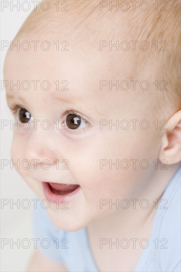 Close up of baby smiling. Date : 2007