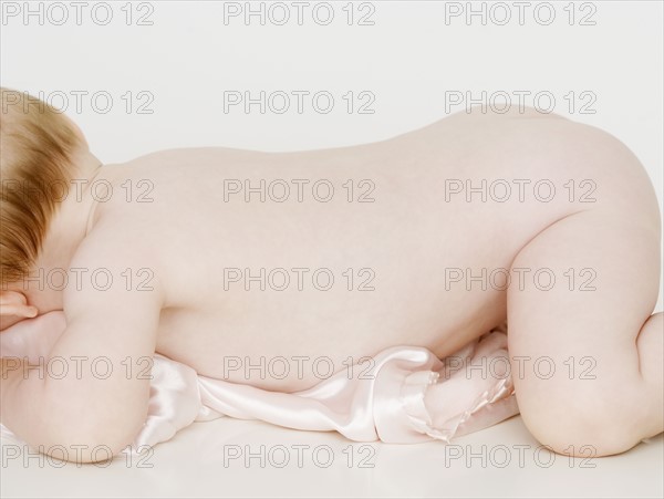 Close up of nude baby. Date : 2007