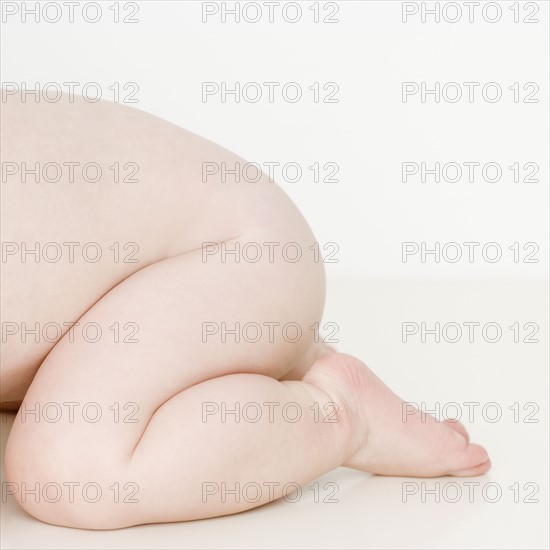 Close up of nude baby. Date : 2007