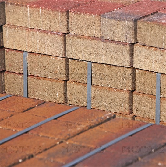 Stacks of bricks. Date : 2007