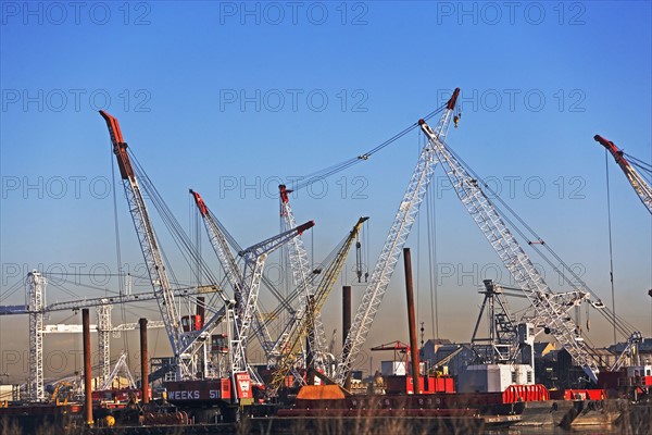 Cranes on dock. Date : 2007