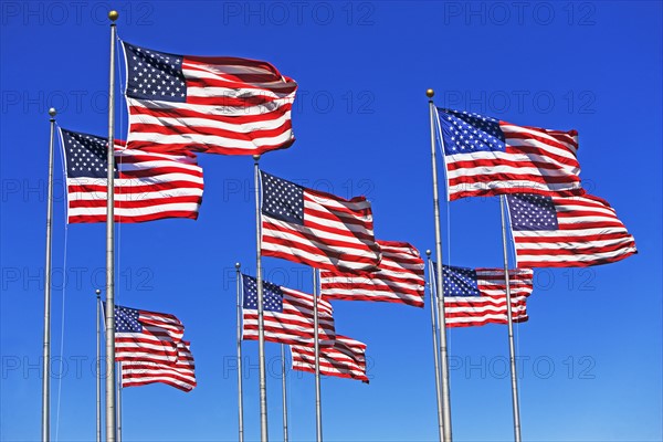 American flags. Date : 2007