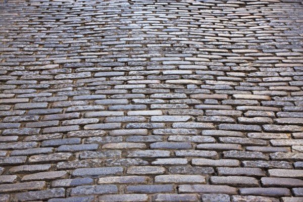 cobblestone street. Date : 2007