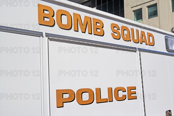 bomb squad truck. Date : 2007