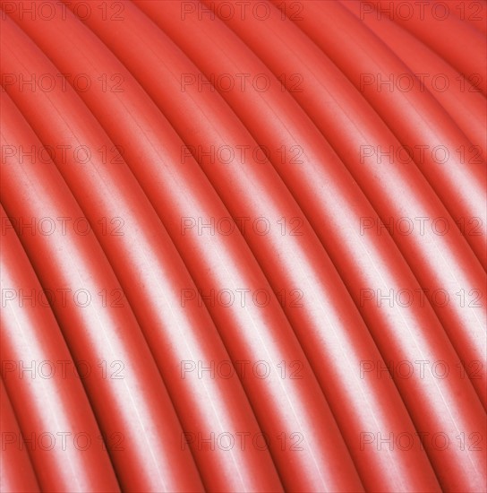 Close up of rolled hose. Date : 2007