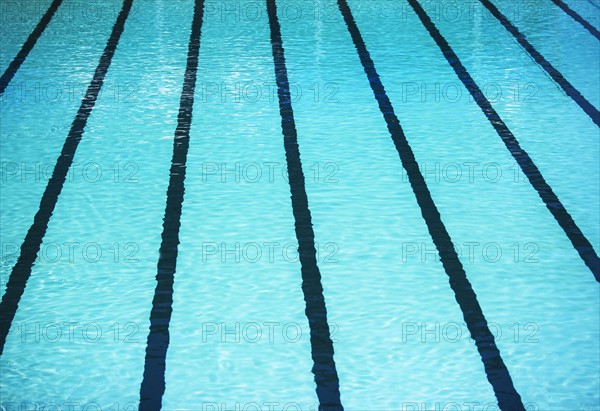 High angle view of swimming pool. Date : 2007