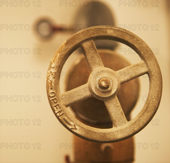 Close up of water valve. Date : 2007