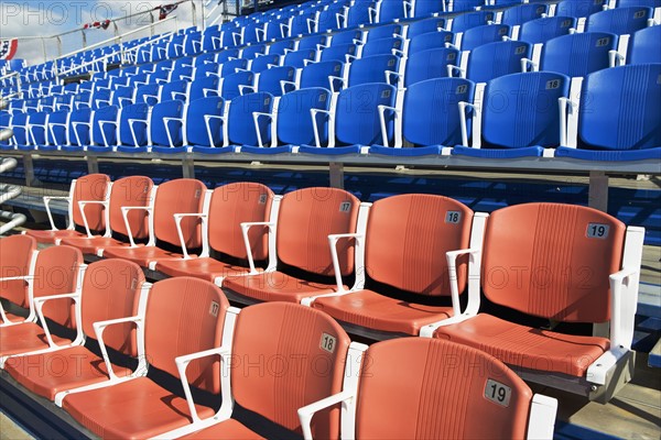 Numbered arena seating. Date : 2007